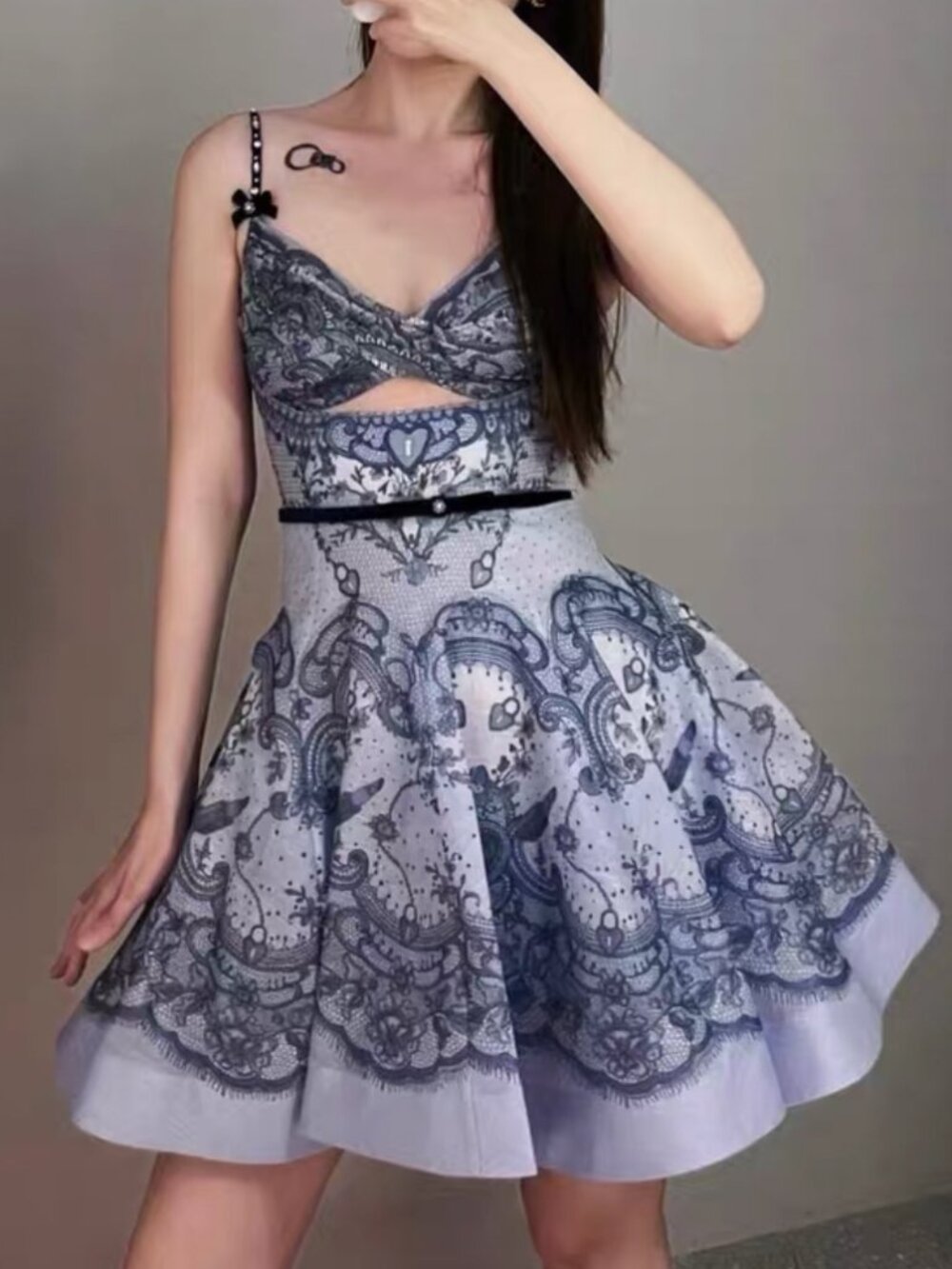 Zimmermann  blue mini dress size 1